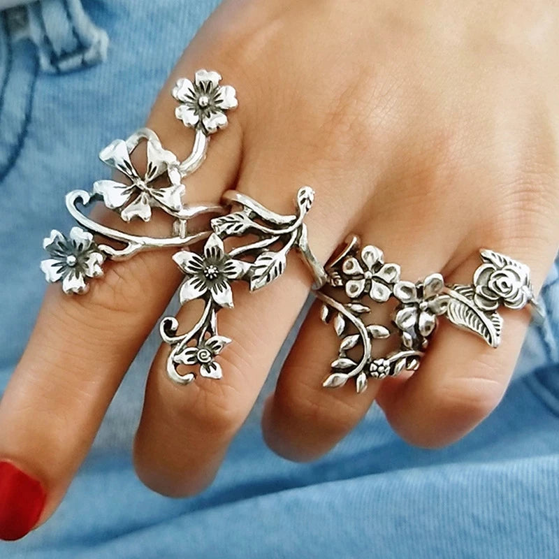Enchanted Floral Ring Set
