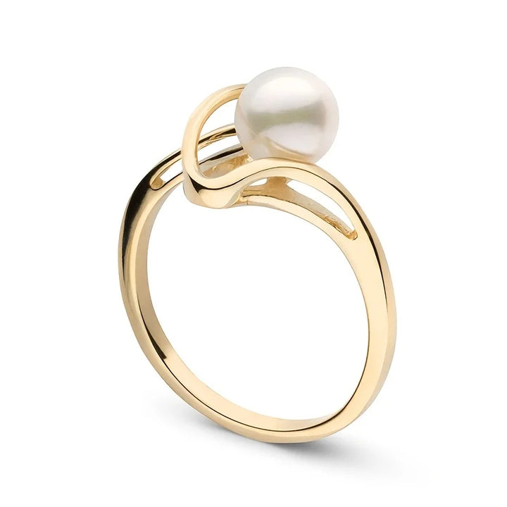 Twist & Pearl Ring