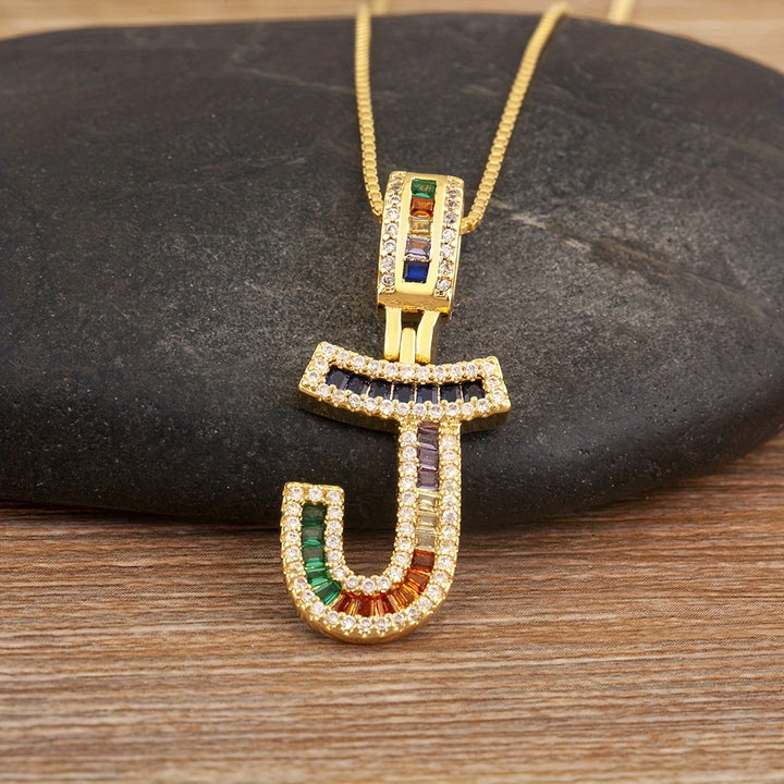 Prism Initial Necklace