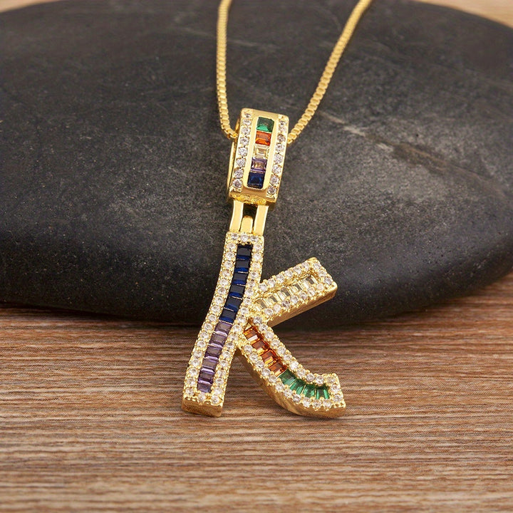 Prism Initial Necklace