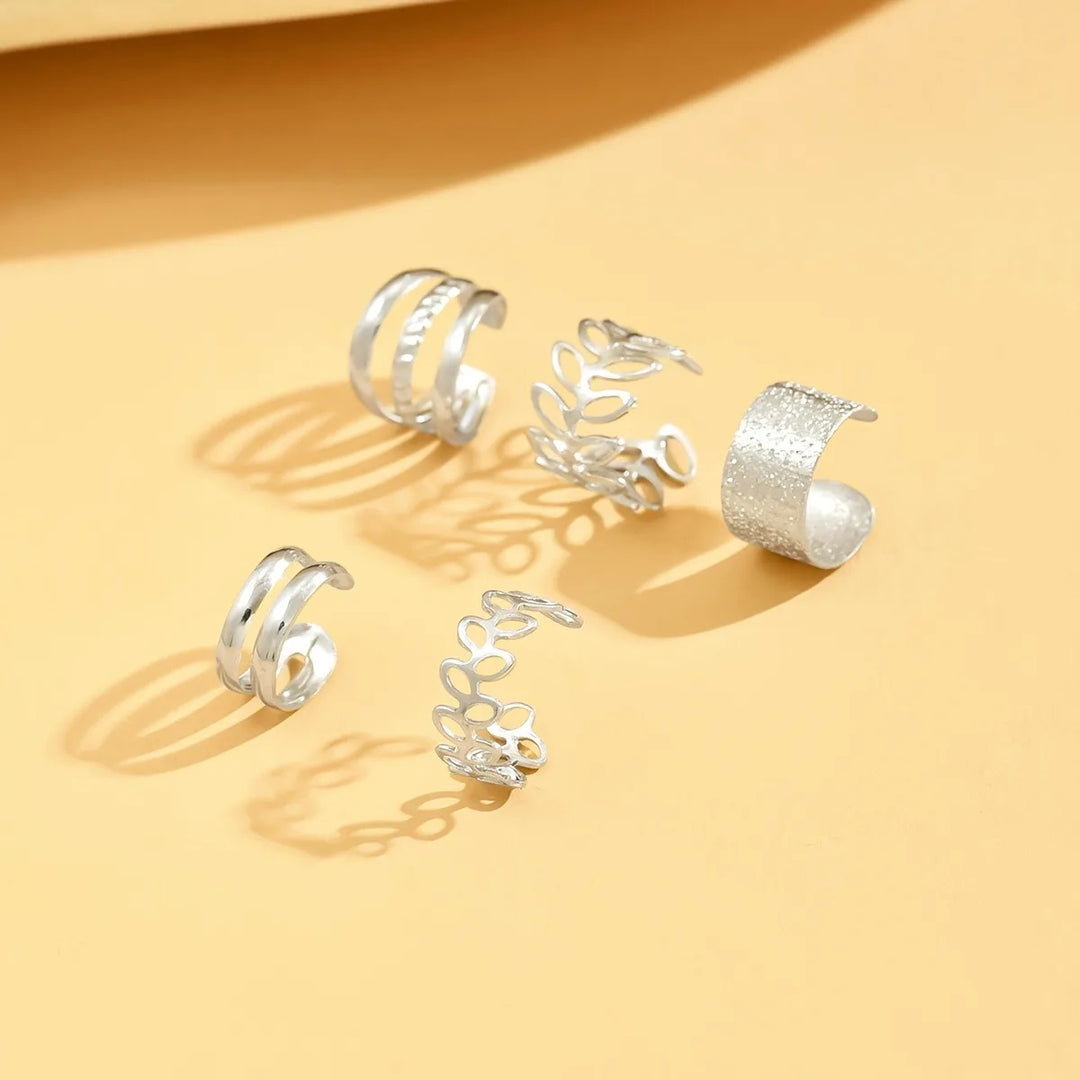 Arc Stack Ear Cuff Set