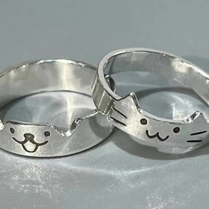 Kitten & Pup Duo Ring