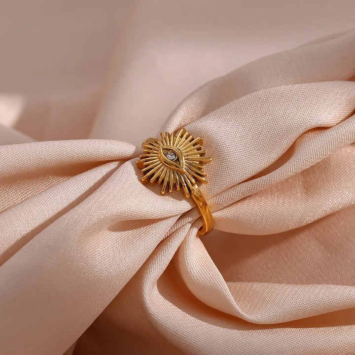 All Seeing Gold Ring