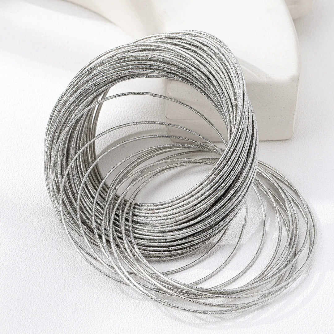 Halo Coil Bangle