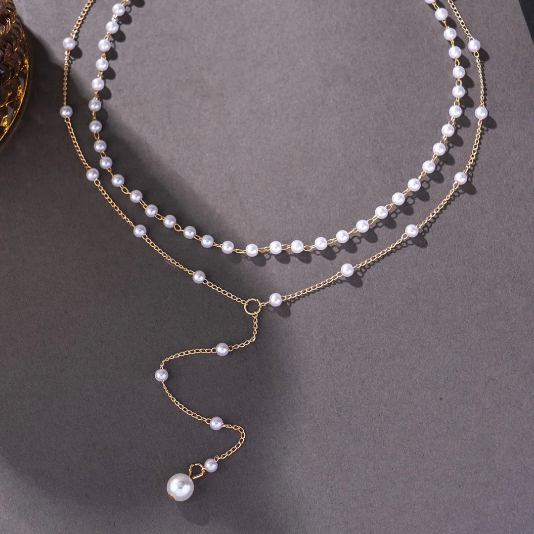 Cascade Pearl Necklace