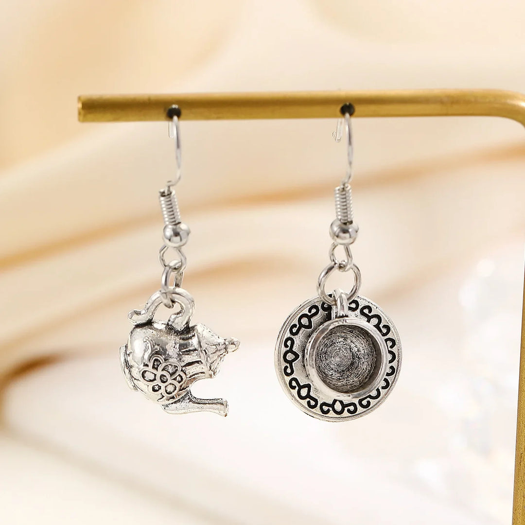 Teapot & Cup Charm Earrings