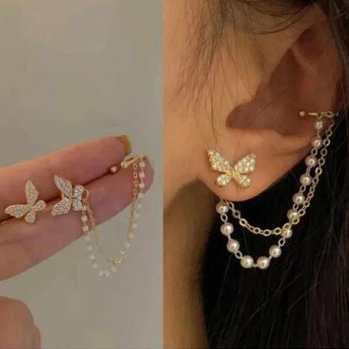 Flutter Chain Ear Cuff