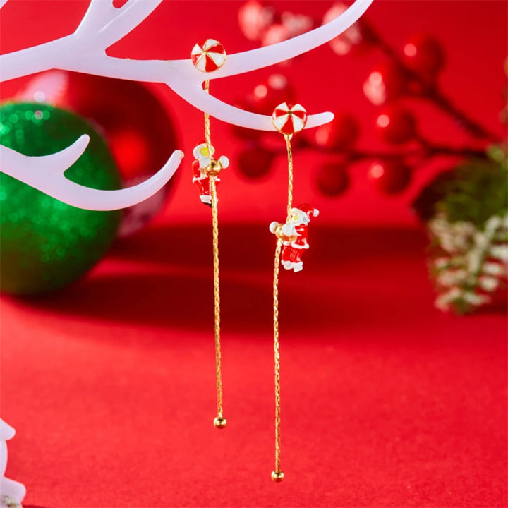 Santa's Trail Drop Earrings