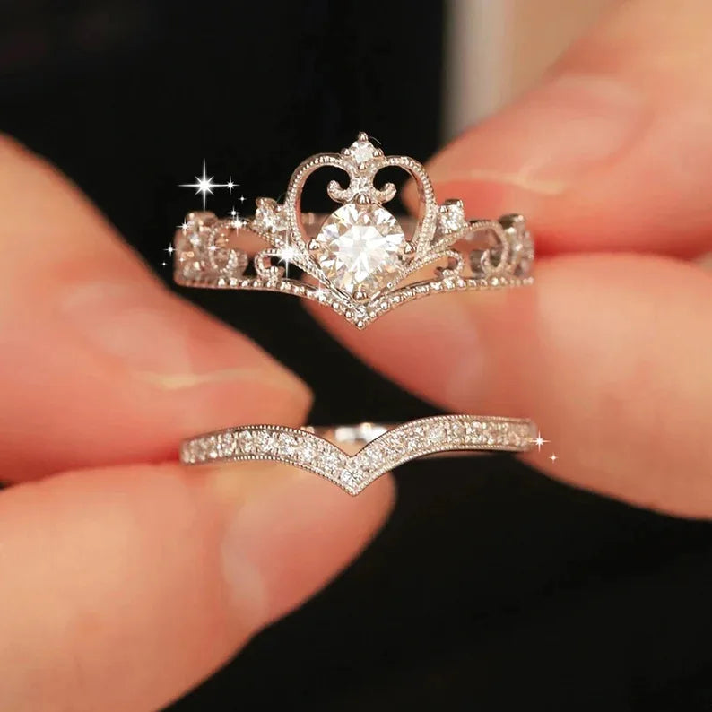 Ever After Crown Ring Set