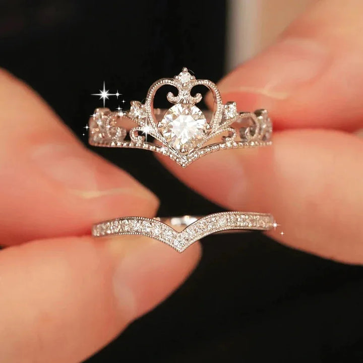 Ever After Crown Ring Set