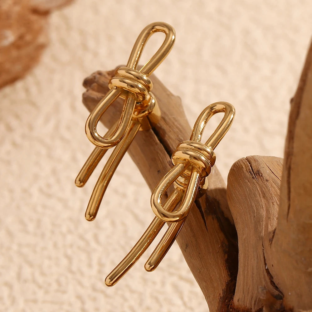 Tied Up Stud Earrings
