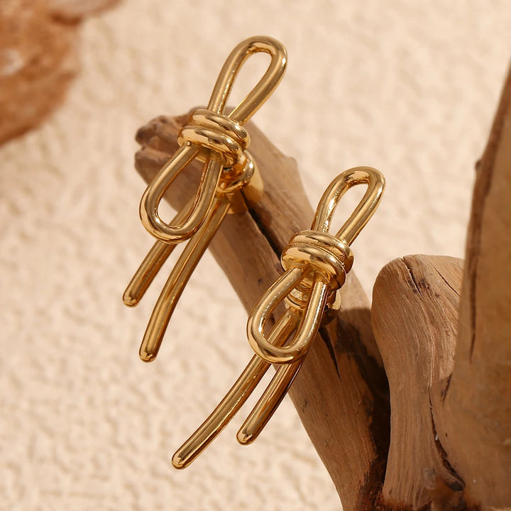 Tied Up Stud Earrings