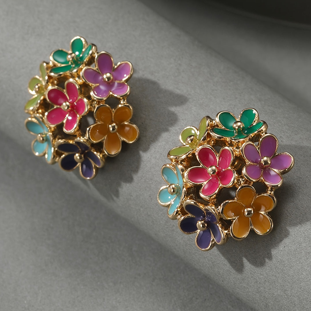 Wildflower Enamel Studs
