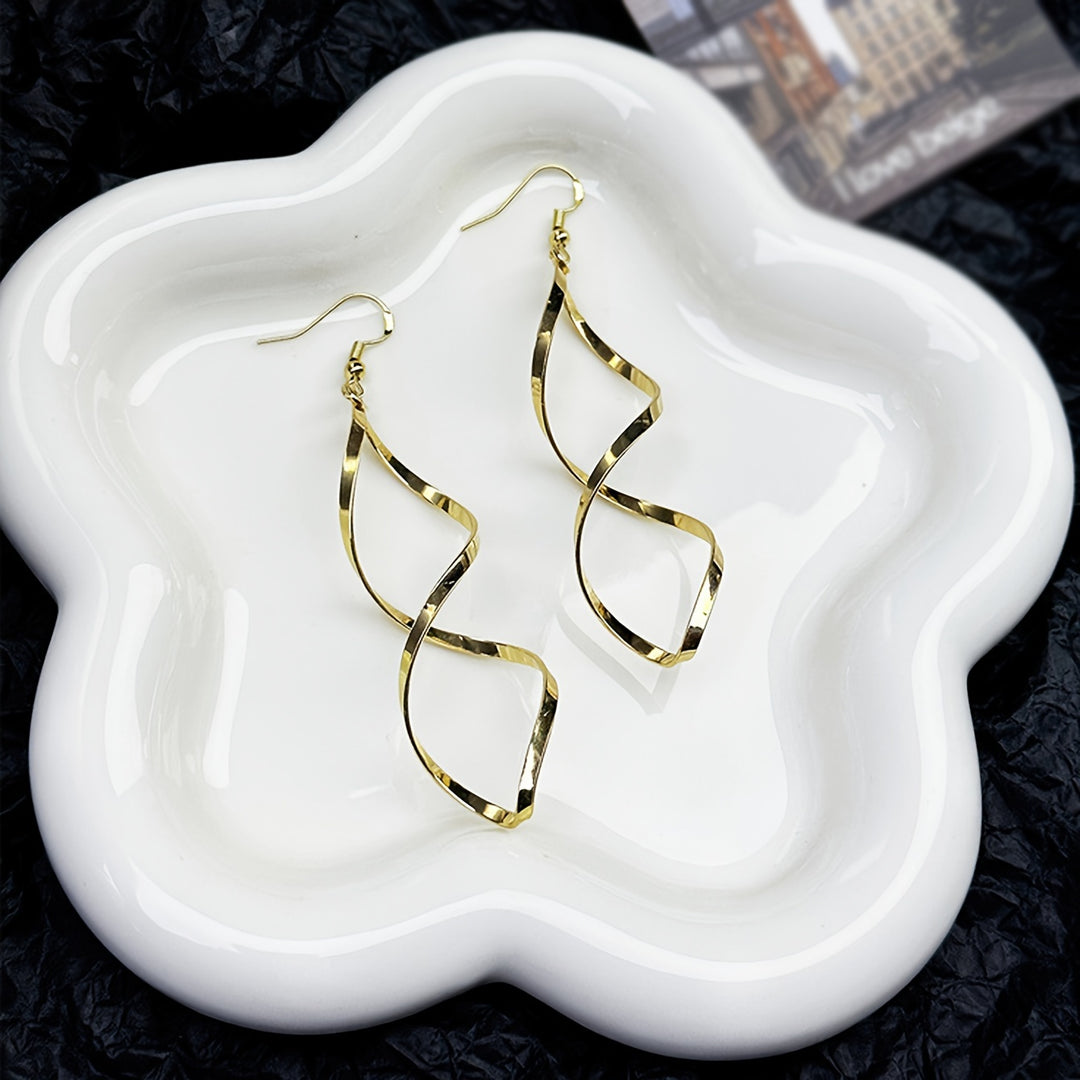 Helix Drop Earrings