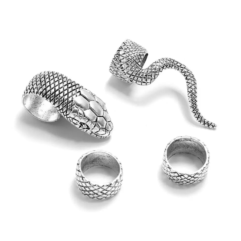 Scaled Stack Ring Set
