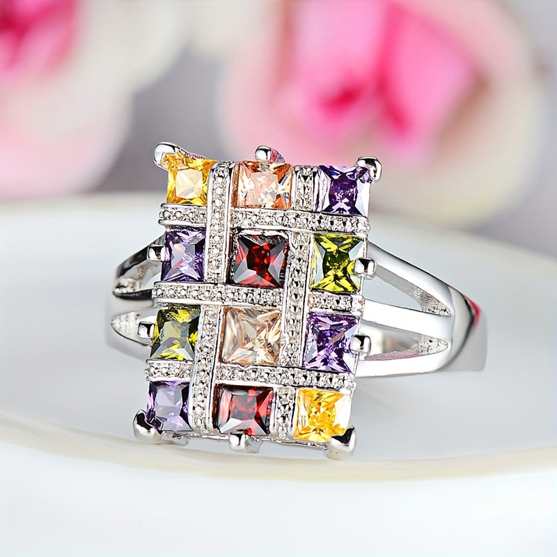 Mosaic Gem Ring