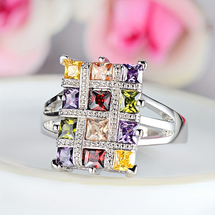Mosaic Gem Ring