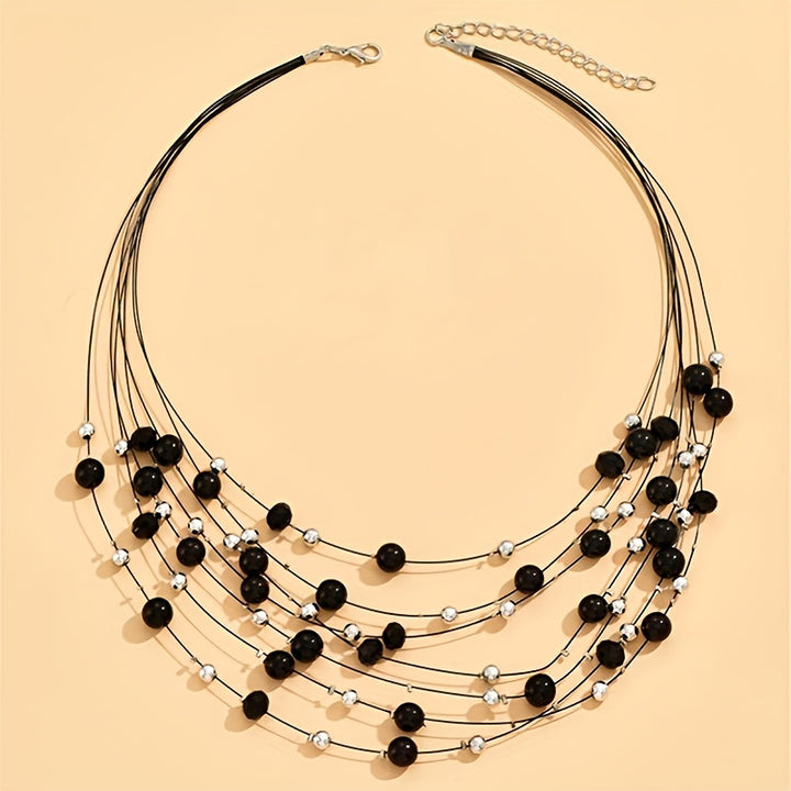 Carnival Pearl Layer Necklace
