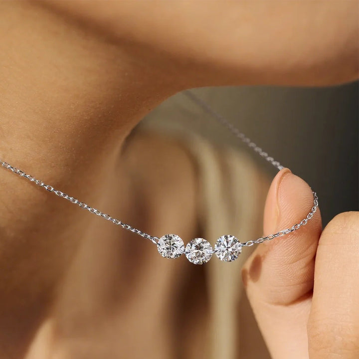 Three Wishes Crystal Necklace