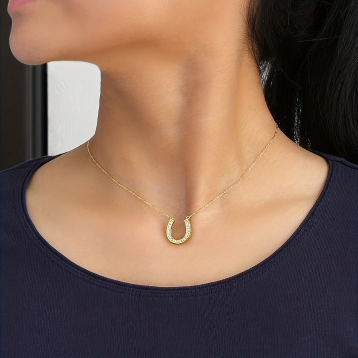 Horseshoe Pendant Necklace