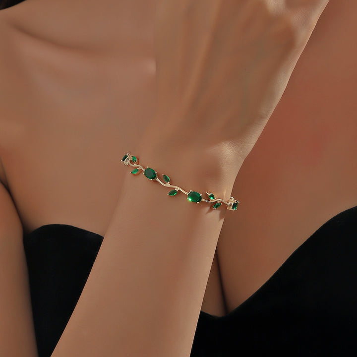 Rosette Vine Tennis Bracelet