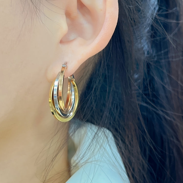Twist & Turn Hoop Earrings