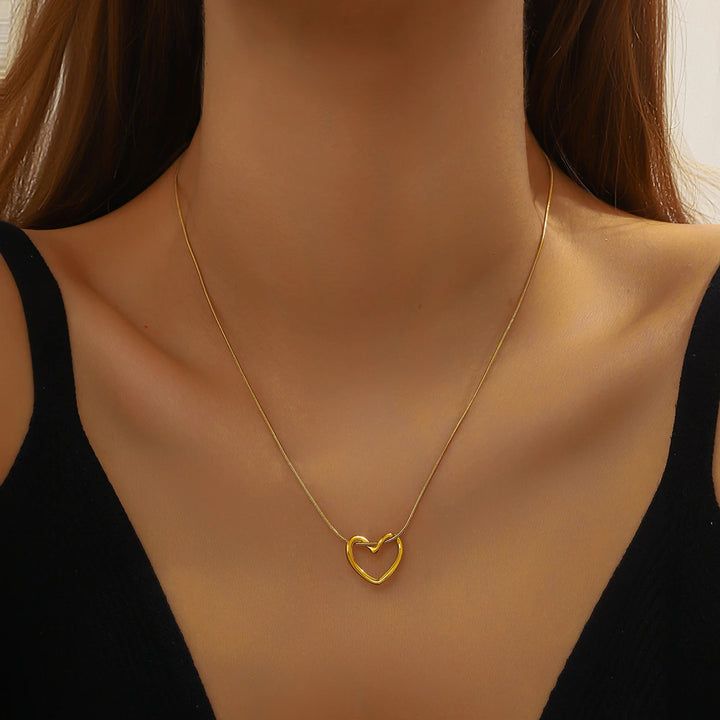 Hollow Hearts Necklace