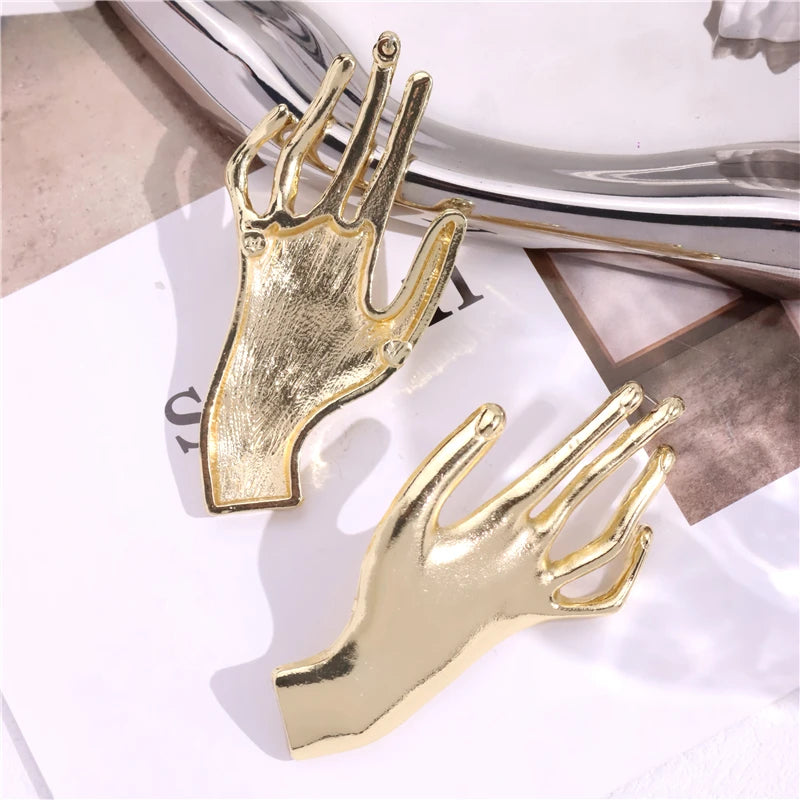 Golden Gesture Earrings