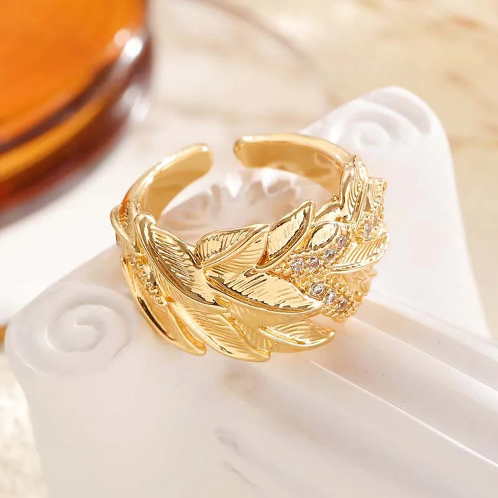 Evergreen Spark Ring