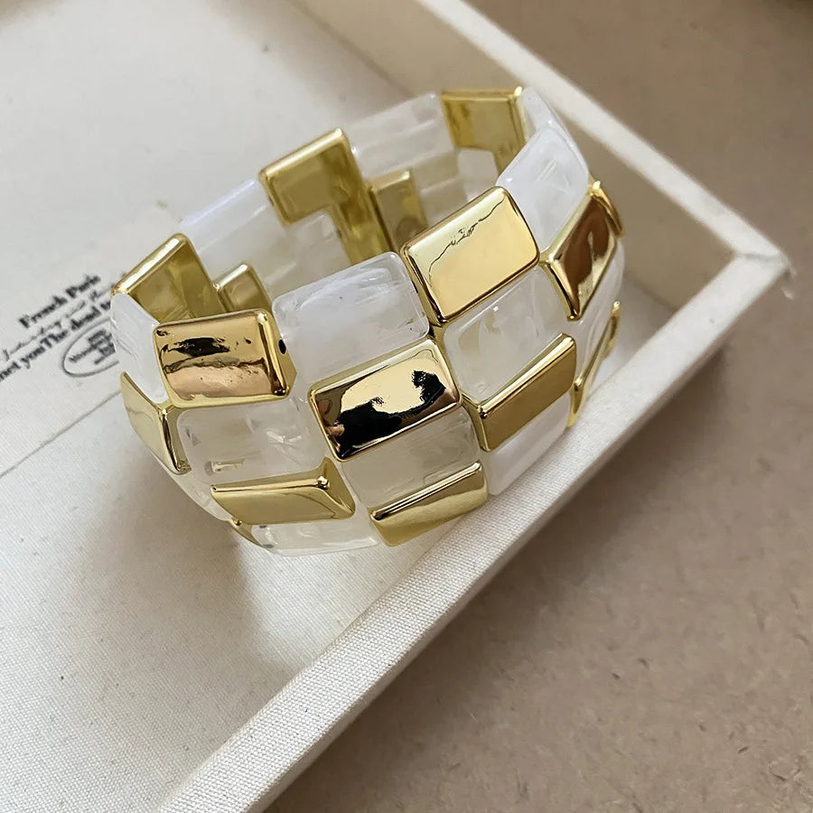 Mosaic Checker Bangle
