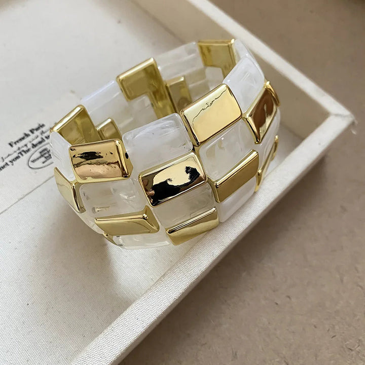 Mosaic Checker Bangle