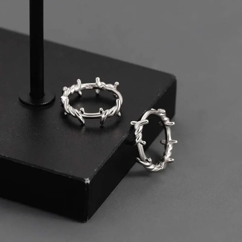 Thistle & Thorn Hoop Earrings