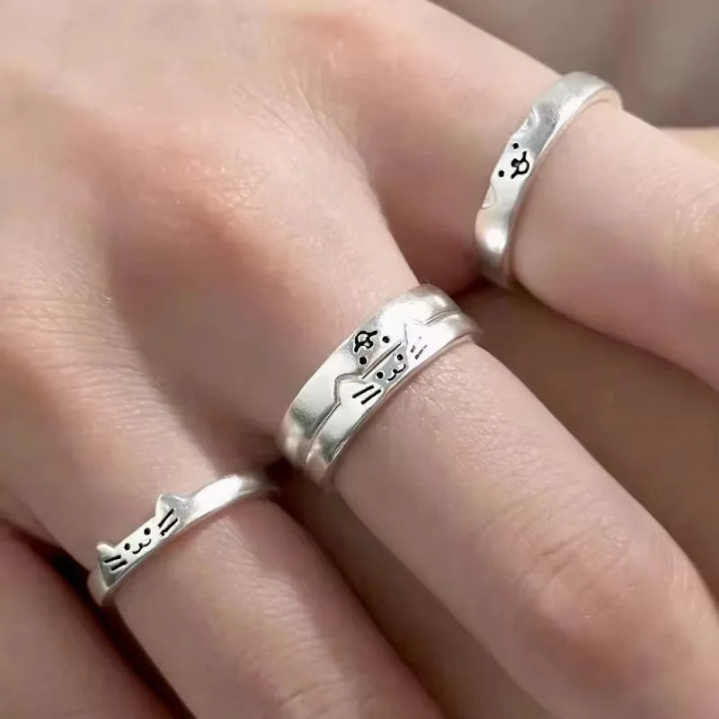 Kitten & Pup Duo Ring