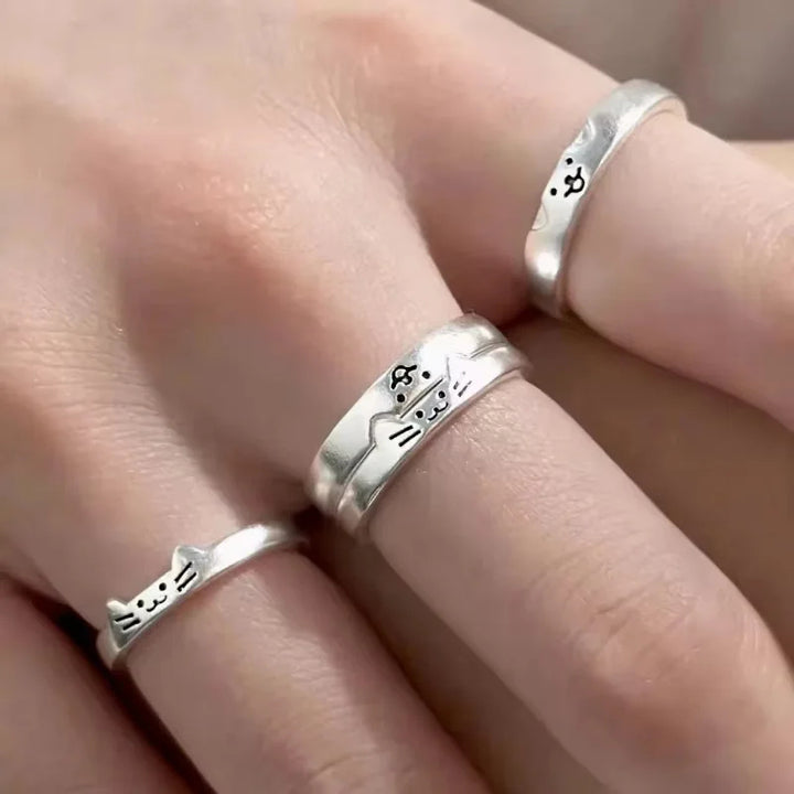 Kitten & Pup Duo Ring