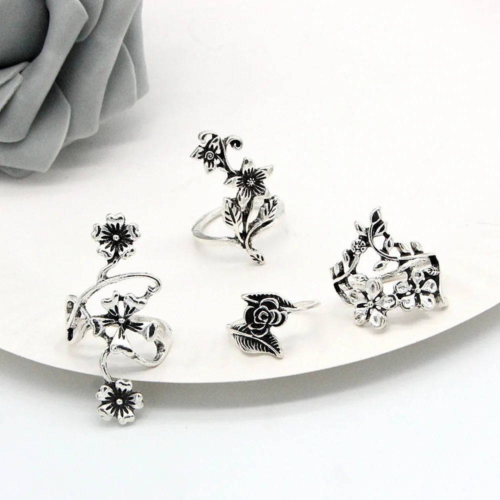 Enchanted Floral Ring Set