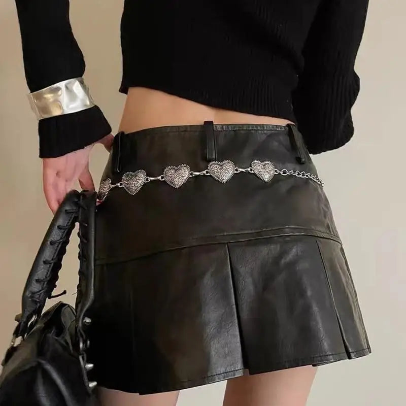 Heart Tassel Waist Chain Belt