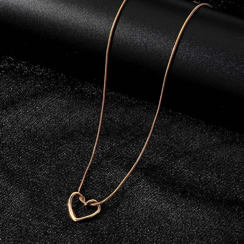 Hollow Hearts Necklace