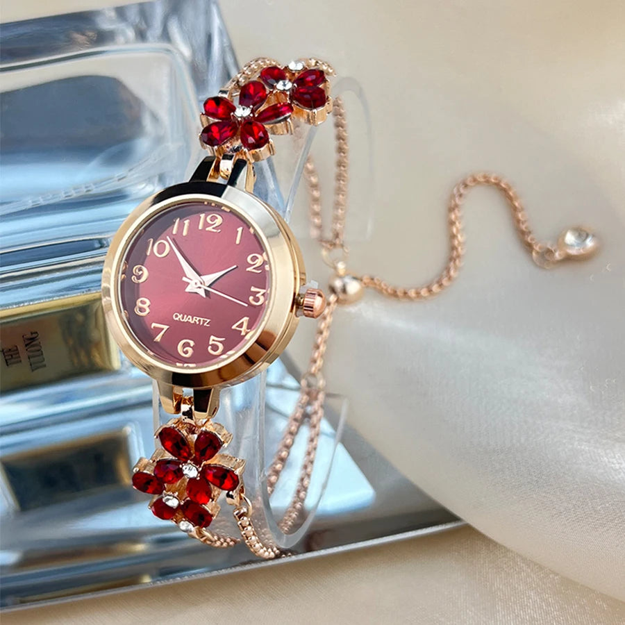 Sapphire Petal Bracelet Watch