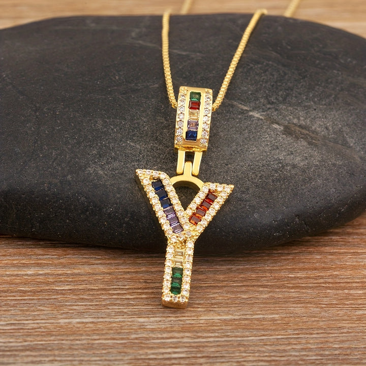 Prism Initial Necklace