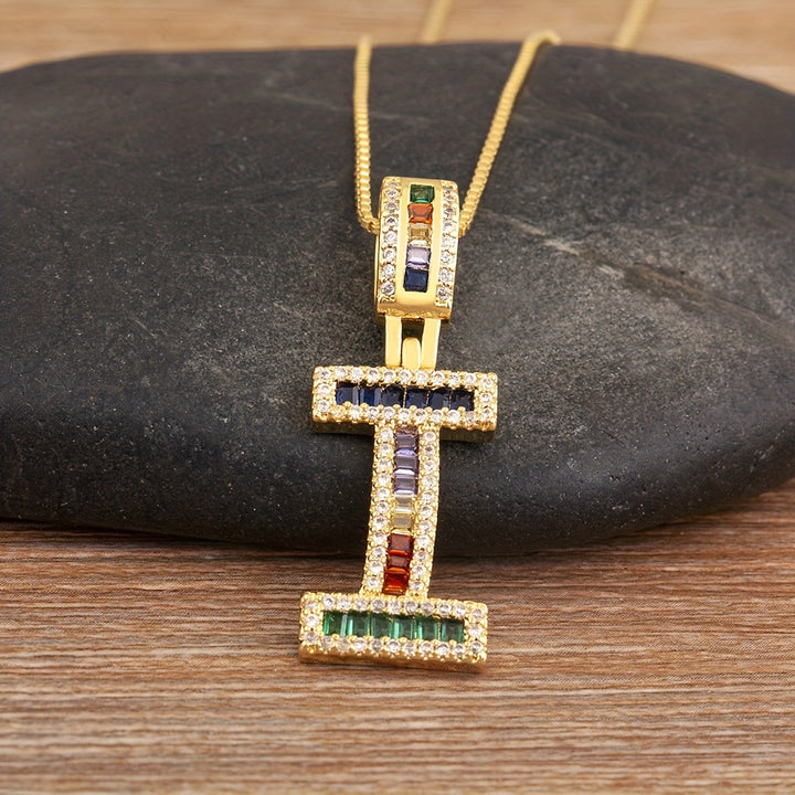 Prism Initial Necklace