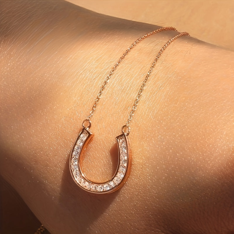 Horseshoe Pendant Necklace
