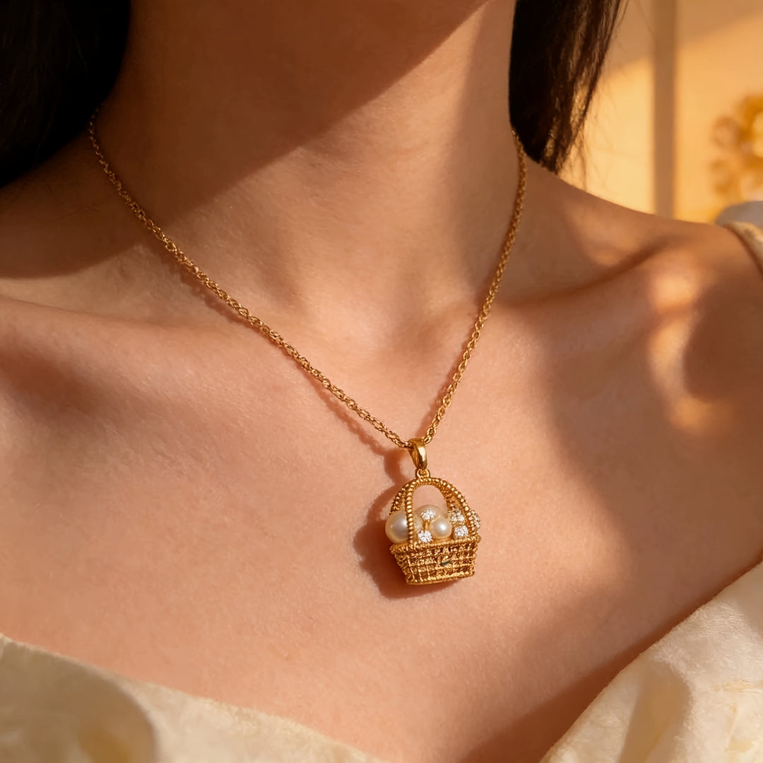 Prosperity Basket Necklace
