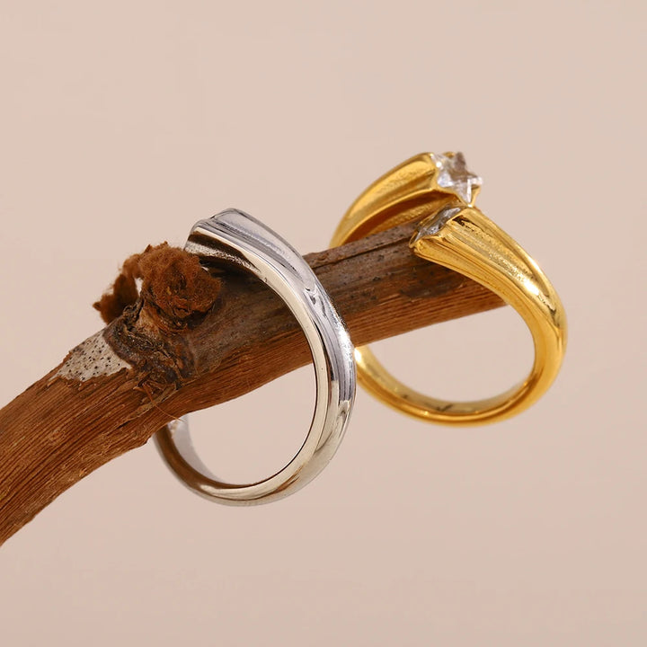 Shooting Star Open Ring