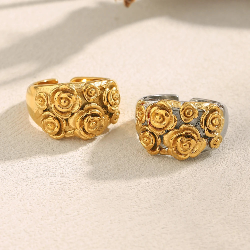 Rosette Bouquet Ring