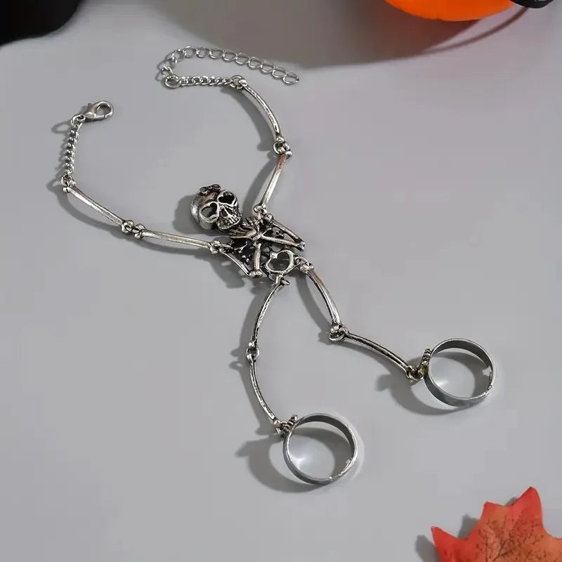 Skeleton Couture Hand Chain