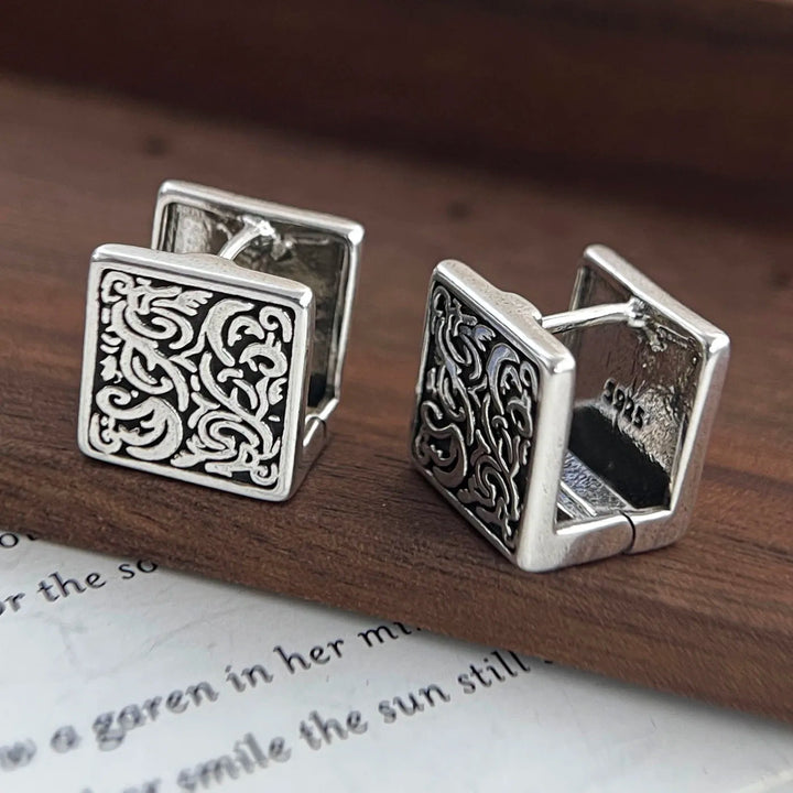 Relic Sterling Silver Earrings