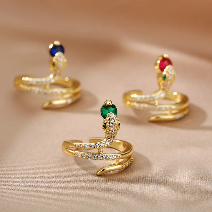 Coil Gem Ring