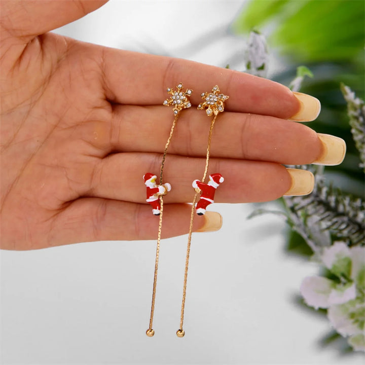 Santa's Trail Drop Earrings