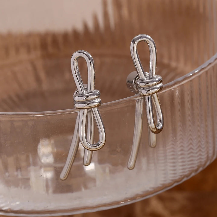 Tied Up Stud Earrings