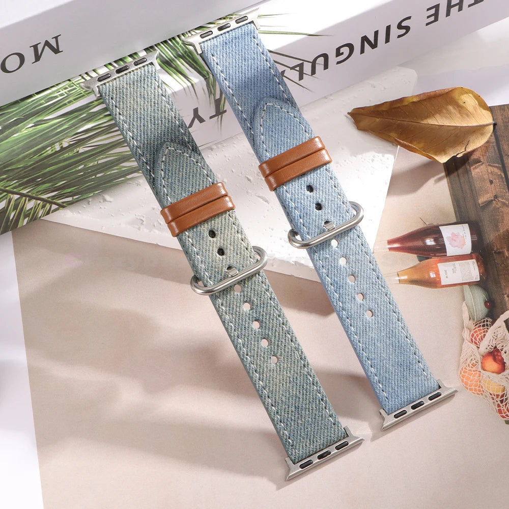 Sapphire Denim Apple Watch Band